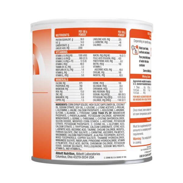 Hominex?-2 Food for Vitamin B-6*Nonresponsive Homocystinuria * 14.1 oz. Can by McKesson - Image 2