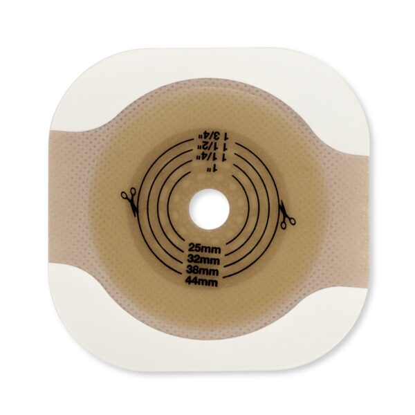 New Image Flat CeraPlus Ostomy Barrier with 1-1/2 Inch Opening and 2-1/4 Inch Flange - Image 3