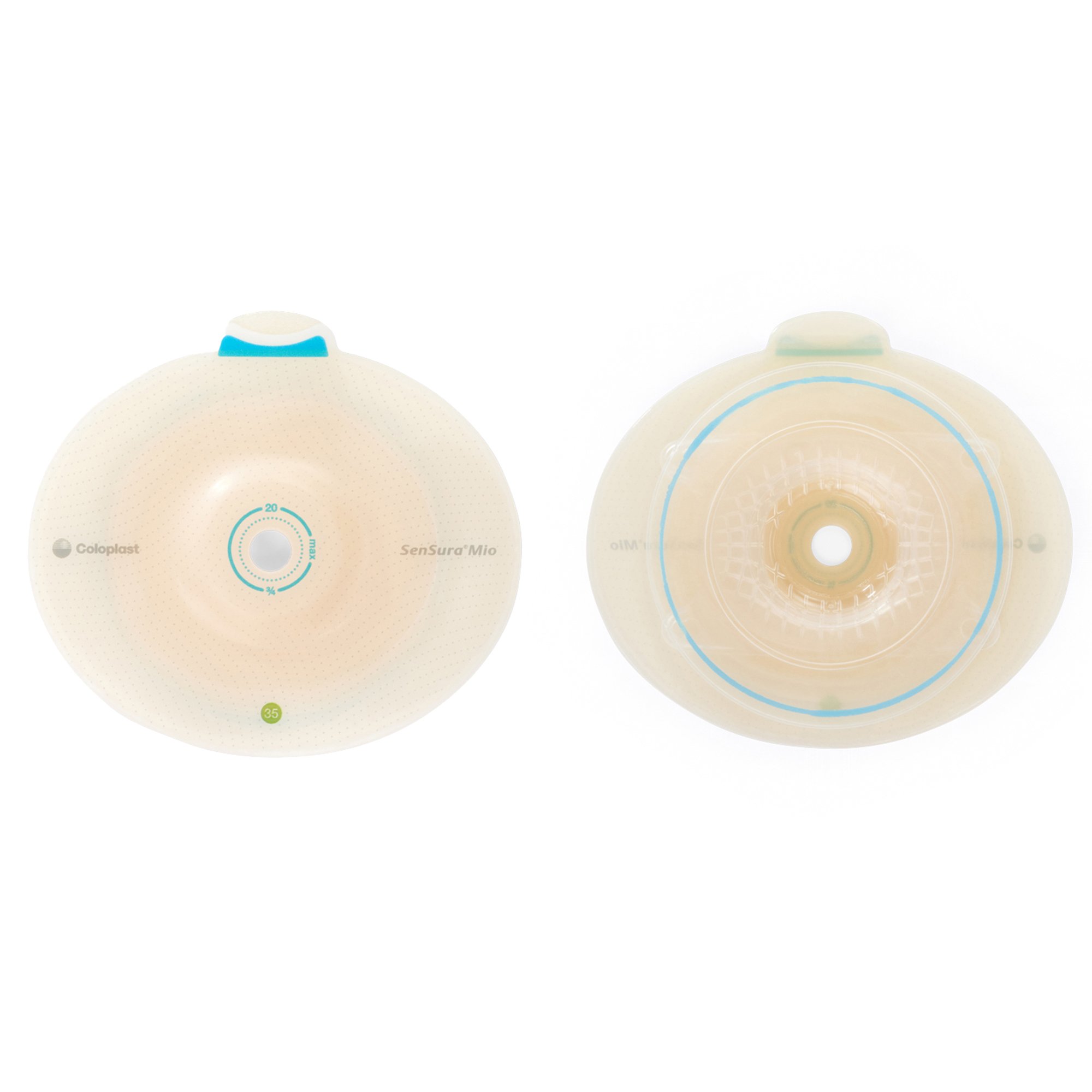 SenSura® Mio Flex Convex Ostomy Barrier, Trim to Fit 10–20 mm Stoma Opening