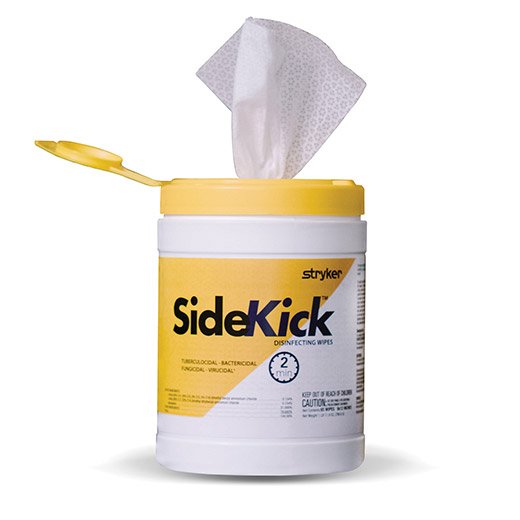 SideKick™ Surface Disinfecting Wipes, 65 Count – Fast-Acting, Broad-Spectrum Cleaner for Healthcare and Facility Surfaces