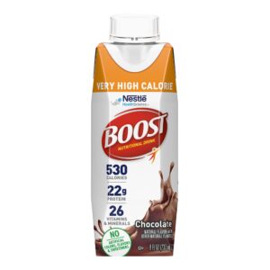 Boost? Very High Calorie Chocolate Nutritional Drink - 8 oz Reclosable Carton