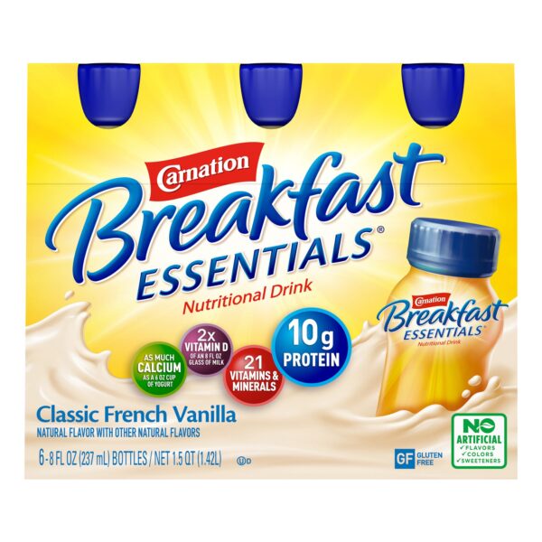 Carnation Breakfast Essentials? Vanilla Nutritional Drink - 8 oz Bottle (24 Pack) - Image 5