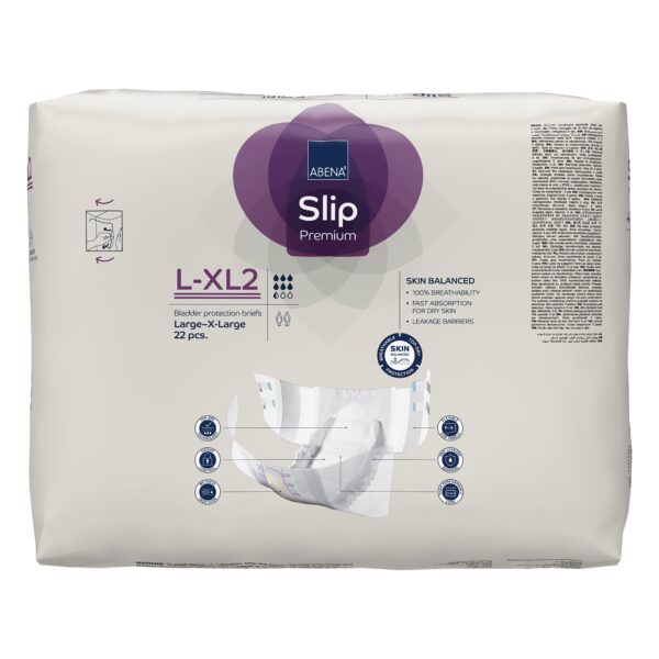 Abena Slip Flexi Fit Incontinence Briefs Large/X-Large - Heavy Absorbency, Breathable, Refastenable Tabs - Image 5
