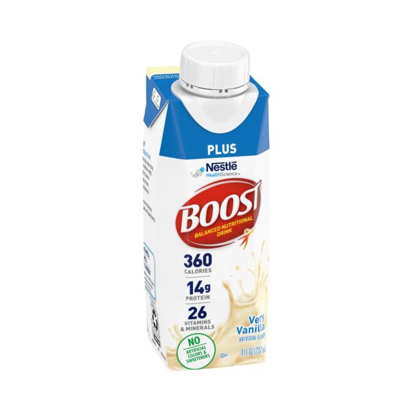 Boost Plus Vanilla High-Calorie Nutritional Drink * 8 oz Carton (24/Case) by Boost - Image 4
