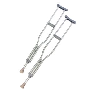 McKesson Push Button Underarm Crutches for Youth, 37 to 45 Inches, Part No. 7702