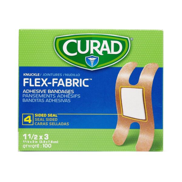 Comfort Cloth? Knuckle Tan Adhesive Bandage 1-1/2 x 3 Inches for Durable Wound Protection - Image 5