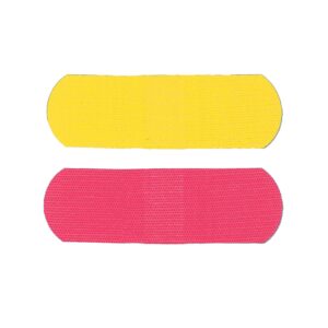 Curity* Neon Adhesive Bandages, 3/4 x 3 Inches * Flexible Sterile Wound Cover for Minor Cuts and Scrapes