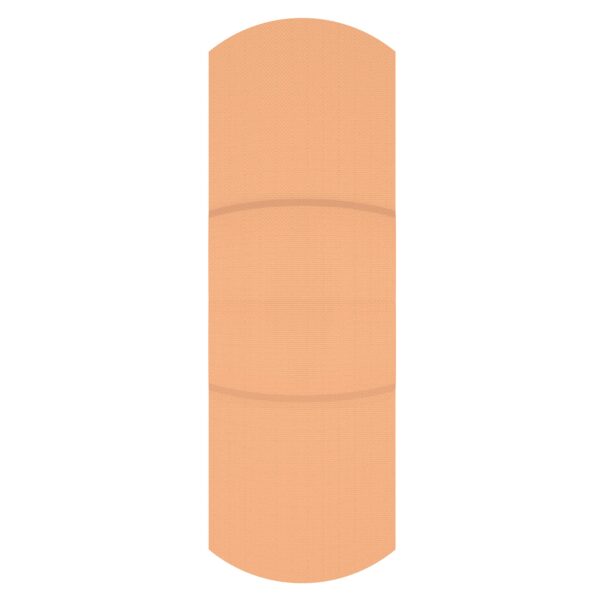 Dynarex tan adhesive fabric bandage, 1 x 3 inch - sterile, latex-free wound covering - Image 2