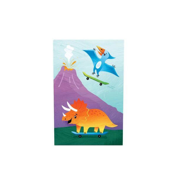 American White Cross Stat Strip Kid Design Herbie the Dinosaur Adhesive Bandage - 3/4 inch x 3 inch, Sterile, Pack of 100 - Image 6
