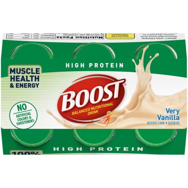 Boost? High Protein Vanilla Nutritional Drink - 8 oz. Bottle - Image 7