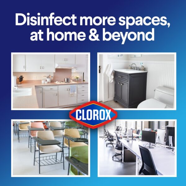 Clorox® Disinfecting Wipes, Lemon Scent, 35 Count - Effective Surface Disinfection for Home and Commercial Use - Image 9
