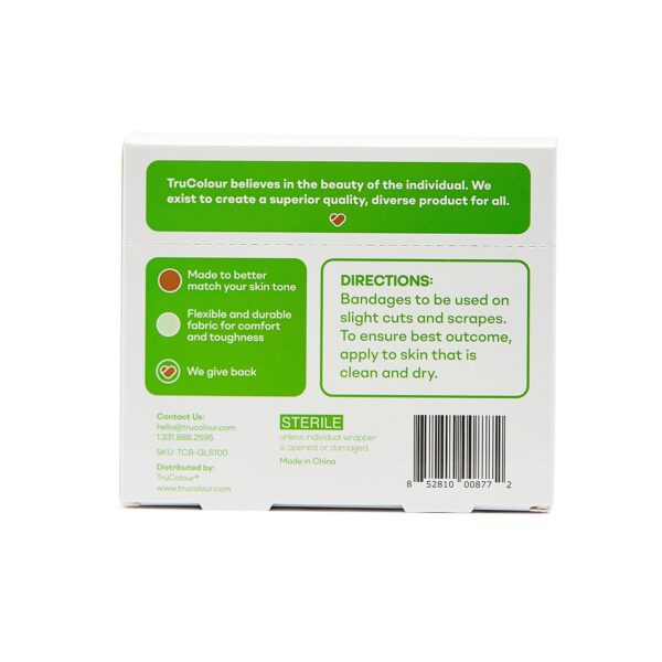 Tru-Colour Skin Tone Olive Fabric Adhesive Bandages * 1 x 3 Inch, Pack of 100 - Image 10