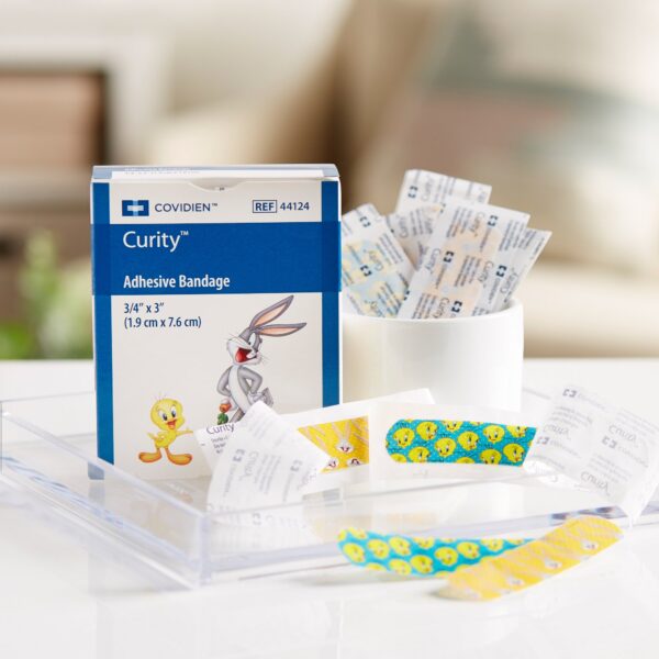 Curity* Looney Tunes Kids' Adhesive Bandages 3/4 x 3 Inches - Sterile, Assorted Designs - Image 5