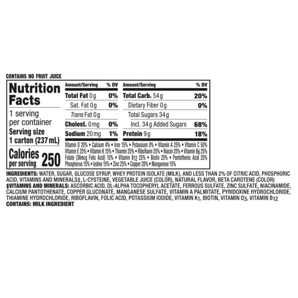 Boost Breeze Orange Nutritional Drink * 8 oz. Liquid Supplement for Wound Healing & Malnutrition Support - Image 4