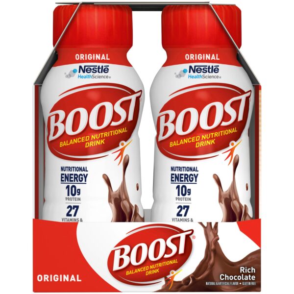 Boost Original Chocolate Nutritional Drink - 8 oz Bottle, Rich in Protein & Vitamins - Image 7