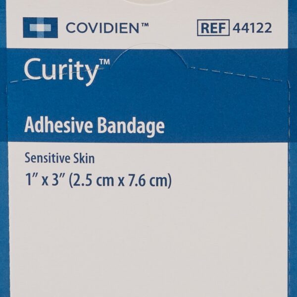 Curity* Sensitive Skin Adhesive Strip, 1 x 3 Inch * Gentle, Sterile Bandage for Fragile Skin and Minor Wounds - Image 4