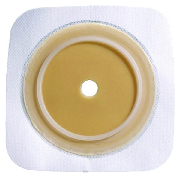 Sur-Fit Natura® Two-Piece Durahesive® Skin Barrier with 38 mm Flange – 4.5 x 4.5 Inches, White, Extended Wear, For Liquid Stoma Output - Image 2