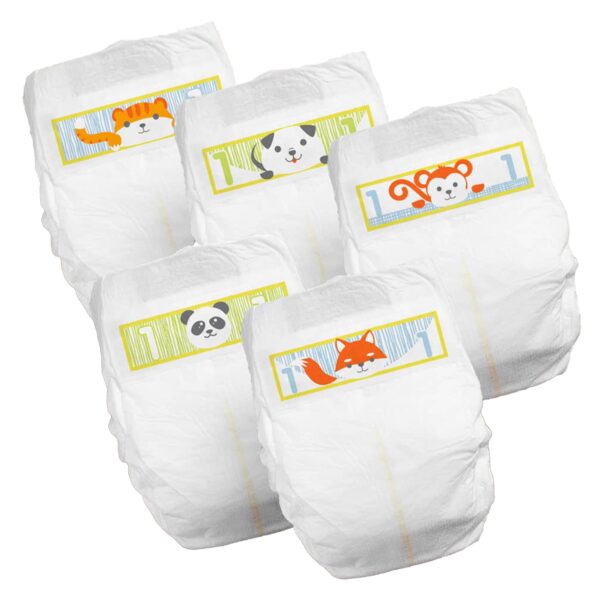 Cuties Complete Care Baby Diapers Size 1, 8-14 lbs, 25 Pack - Image 4