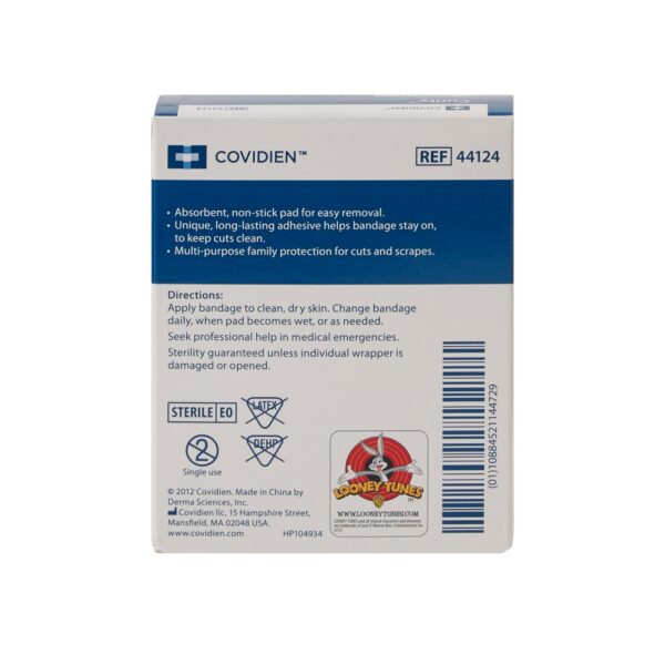 Curity* Assorted Looney Tunes Adhesive Bandages, 3/4 x 3 Inch Kids' Plastic Strips - Image 3