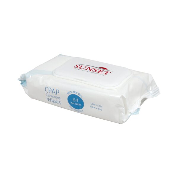 Sunset Healthcare CPAP Mask Cleaning Wipes (Part No. CAP1003S) - Gentle, Effective, and Alcohol-Free - Image 2