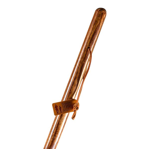 Brazos* Twisted Pine Handcrafted Walking Stick, 55 Inch - Red Sweet Gum with Wood Handle - Image 2