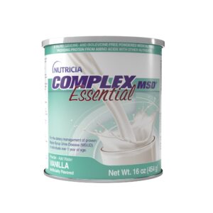Complex MSD Essential Vanilla MSUD Amino Acid Supplement, 16 oz Canister