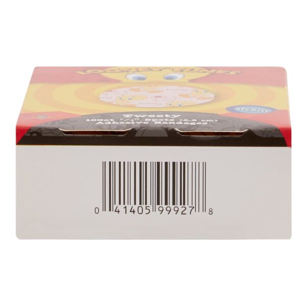 Looney Tunes* Stat Strip? Adhesive Spot Bandage, 7/8 Inch Round - Tweety Bird Kid Design - Image 3