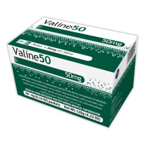Valine 50* Powder Medical Food for MSUD Management * 30 Packets, 4g Each