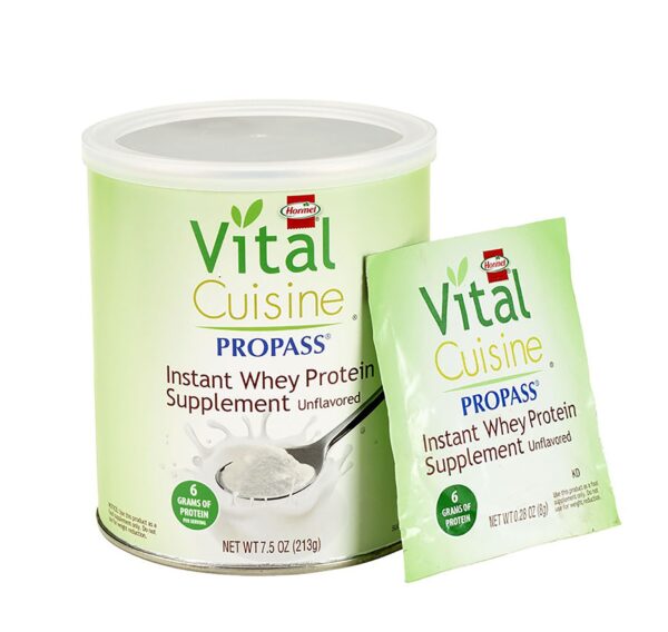 Hormel Vital Cuisine ProPass Instant Whey Protein Supplement - Unflavored, 8g Protein, 100 Packets - Image 3