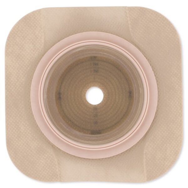 Hollister CeraPlus Skin Barrier, Pre-Cut Extended Wear with Tape Border – 1-1/8 Inch Opening, 2¼-Inch Flange, Beige - Image 3