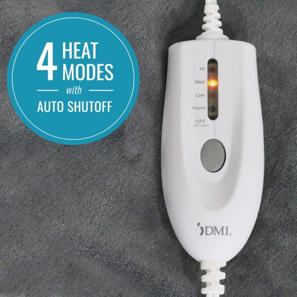 DMI Moist/Dry Heating Pad with Four Heat Settings and 9-Foot Cord - Image 7