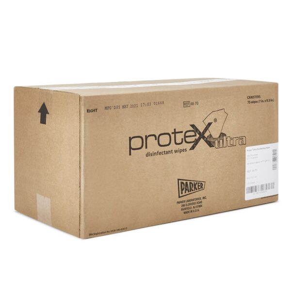 Protex® Ultra Disinfectant Wipes - 7 x 9.5 Inch, 75 Count Canister - Surface Disinfectant Cleaner with Lemon Scent - Image 3