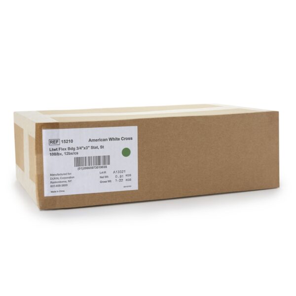 American White Cross Stat Strip Adhesive Bandages, 3/4 x 3 Inch, 100 Pack - Image 4