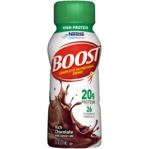 Boost? High Protein Chocolate Nutritional Drink - 8 oz Bottle, Complete Meal Supplement