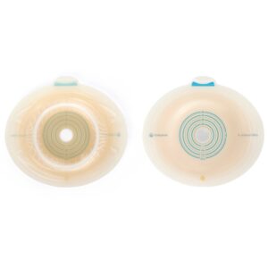 SenSura® Mio Click Convex Deep Ostomy Barrier - Trim to Fit 15-53 mm Stomas, Elastic Adhesive, 70 mm Flange, Gray