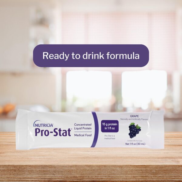 Pro-Stat Grape Complete Liquid Protein Supplement - 1 oz. Packets (24/PK, 4PK/CS) - Image 4