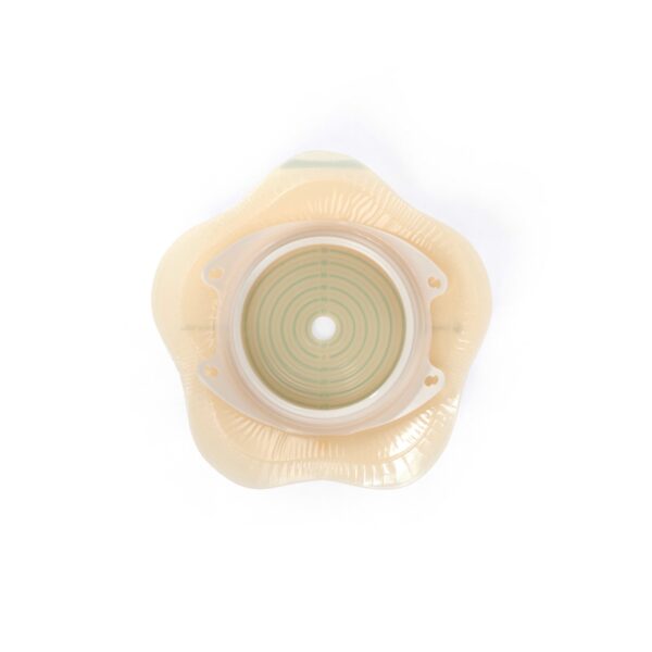 SenSura Mio Click Convex Flip Ostomy Barrier – Trim to Fit 10-65 mm Stomas, Elastic Adhesive, 2-Piece Skin Barrier - Image 2