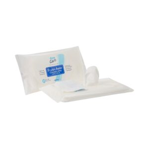 Dynarex Flush Away Personal Wipes for Adults - Soft Pack, 9 x 13 Inches, Aloe and Lanolin Formula