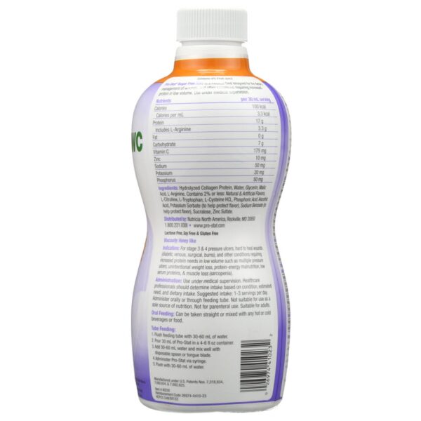 Pro-Stat? Sugar Free AWC Citrus Splash Liquid Protein Supplement - 30 oz Bottle - Image 4