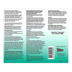 Protex® Ultra Disinfectant Wipes - 7 x 9.5 Inch, 75 Count Canister - Surface Disinfectant Cleaner with Lemon Scent