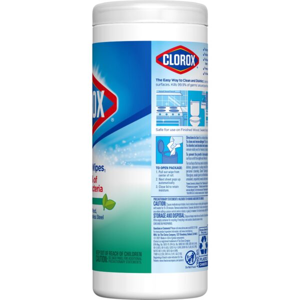Clorox® Disinfecting Wipes, Fresh Scent - 35 Count Canister - Image 4