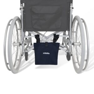 NYOrtho Wheelchair Urinary Drain Bag Holder - Discreet and Adjustable Canvas Support for Wheelchair Urinary Bags