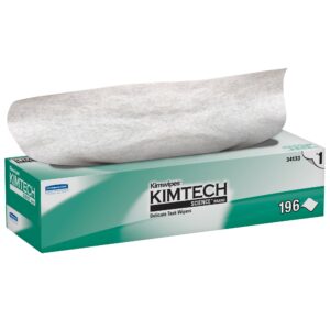 Kimtech Science Kimwipes Delicate Task Wipes - Disposable 12x12 Inch White Light Duty Wipers