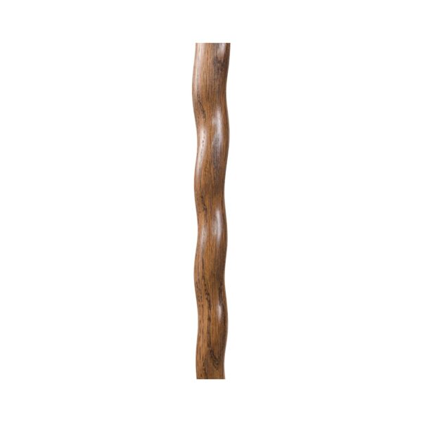 Brazos* Twisted Oak Hitchhiker Walking Stick - 55-Inch, Brown - Image 3