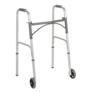 McKesson Steel Walker with 5-Inch Wheels * Adjustable Height, 350 lb Capacity