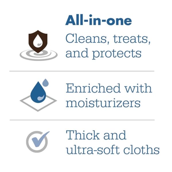 Comfort Shield Barrier Cream Cloths – Soft Pack, 8.5 x 8.5 Inches, 3% Dimethicone for Incontinence Skin Care - Image 4
