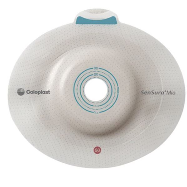SenSura® Mio Click Deep Convex Ostomy Barrier with 13/16 inch Opening - Image 2