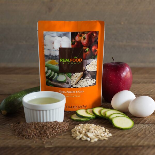 Real Food Blends Eggs, Apples & Oats Puree for Tube Feeding, 9.4 oz - Nutritional Meal Replacement - Image 4