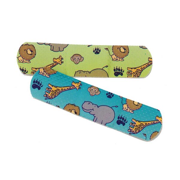 Curity* Zoo Design Adhesive Bandages, 3/4 x 3 Inch - Kid-Friendly Plastic Wound Care - Image 5
