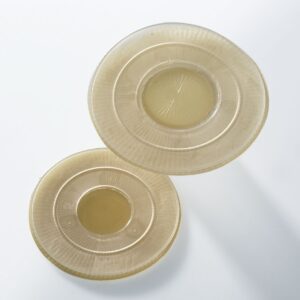 Assura® AC Pediatric Flat Ostomy Barrier - Trim to Fit up to 1 Inch Opening, Purple Match